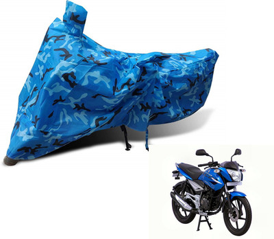 MOCKHE Waterproof Two Wheeler Cover for Bajaj(XCD 125cc, Blue)