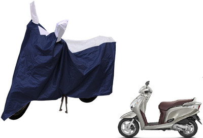 MOCKHE Waterproof Two Wheeler Cover for Honda(Aviator, Silver)