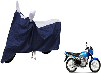 MOCKHE Waterproof Two Wheeler Cover for Bajaj(Wind 125, Silver)