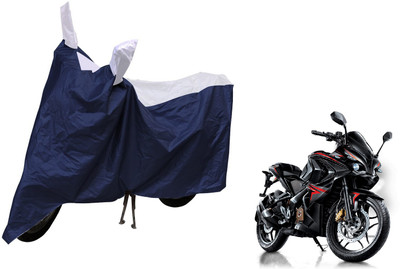 MOCKHE Waterproof Two Wheeler Cover for Bajaj(Pulsar RS 200, Silver)