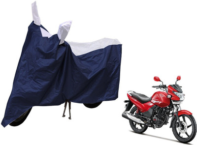 MOCKHE Waterproof Two Wheeler Cover for Hero(Achiever, Silver)