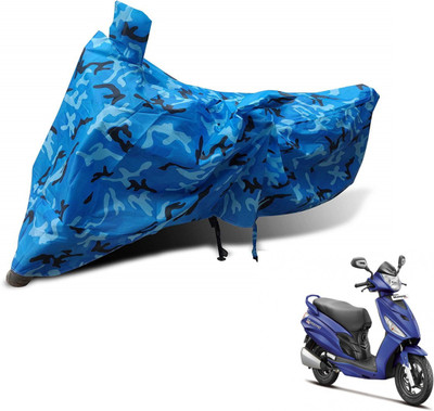 MOCKHE Waterproof Two Wheeler Cover for Hero(Maestro Edge, Blue)