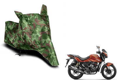 MOCKHE Waterproof Two Wheeler Cover for Hero(CBZ Extreme, Green)