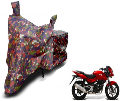 MOCKHE Waterproof Two Wheeler Cover for Bajaj(Pulsar 200 NS DTS-i, Brown)