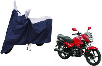 MOCKHE Waterproof Two Wheeler Cover for Hero(Glamour FI, Silver)