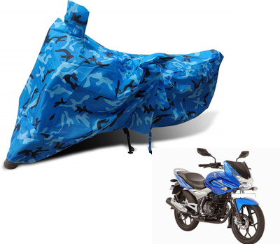 MOCKHE Waterproof Two Wheeler Cover for Bajaj(Discover 150 f, Blue)