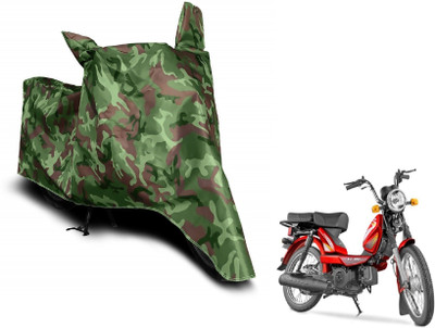MOCKHE Waterproof Two Wheeler Cover for TVS(Heavy Duty Super XL, Green)