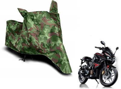 MOCKHE Waterproof Two Wheeler Cover for Bajaj(Pulsar RS 200, Green)