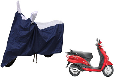 MOCKHE Waterproof Two Wheeler Cover for Hero(Moto Corp Duet, Silver)