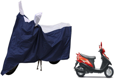 MOCKHE Waterproof Two Wheeler Cover for Mahindra(Flyte, Silver)