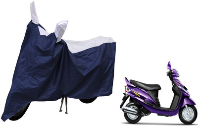 MOCKHE Waterproof Two Wheeler Cover for Mahindra(Rodeo, Silver)