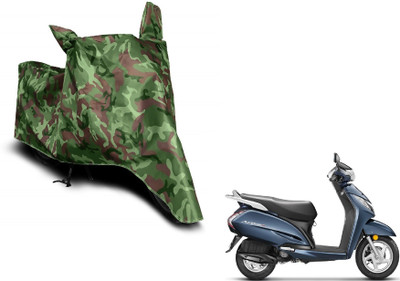 MOCKHE Waterproof Two Wheeler Cover for Honda(Activa 3G, Green)