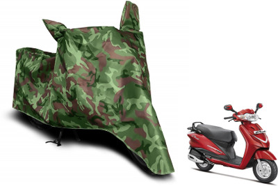 MOCKHE Waterproof Two Wheeler Cover for Hero(Duet, Green)