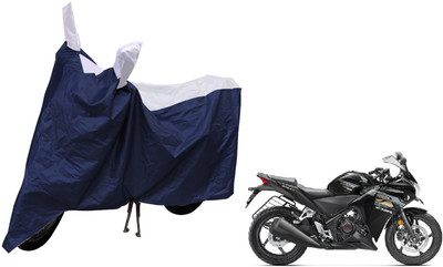 MOCKHE Waterproof Two Wheeler Cover for Honda(CBR 250R, Silver)