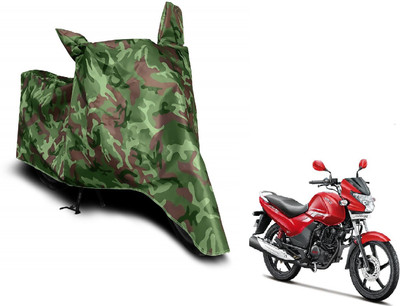 MOCKHE Waterproof Two Wheeler Cover for Hero(Achiever, Green)