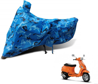 MOCKHE Waterproof Two Wheeler Cover for Vespa(Vespa SXL, Blue)