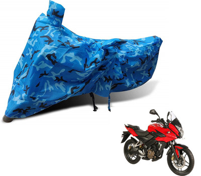 MOCKHE Waterproof Two Wheeler Cover for Bajaj(Pulsar 200 NS DTS-i, Blue)