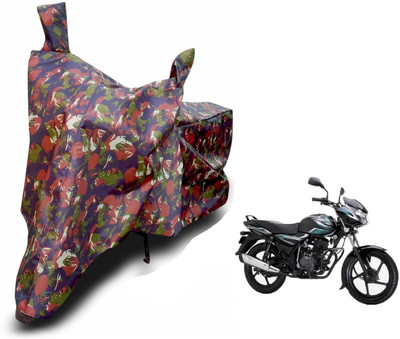 MOCKHE Waterproof Two Wheeler Cover for Bajaj(Discover 100 DTS-i, Brown)
