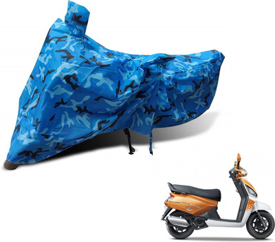 MOCKHE Waterproof Two Wheeler Cover for Mahindra(Gusto, Blue)
