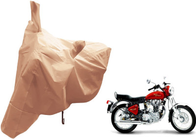MOCKHE Waterproof Two Wheeler Cover for Royal Enfield(Electra 5S, Pink)