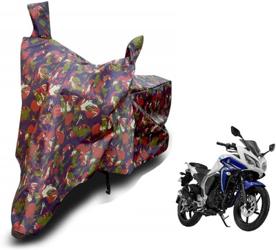 MOCKHE Waterproof Two Wheeler Cover for Yamaha(Fazer, Brown)