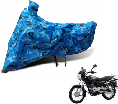 MOCKHE Waterproof Two Wheeler Cover for Bajaj(Boxer, Blue)