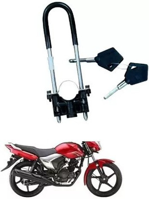 WHEETOYKART Front U-Type Anti Theft Bike Front Shocker Lock Wheel Lock(Black)