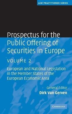 Prospectus for the Public Offering of Securities in Europe(English, Hardcover, unknown)