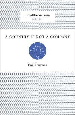 A Country Is Not a Company(English, Paperback, Krugman Paul)