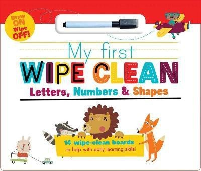 My First Wipe Clean: Letters, Numbers & Shapes(English, Hardcover, Little Genius Books)