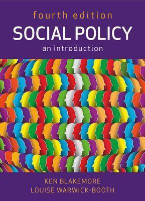 Social Policy: An Introduction(English, Paperback, Blakemore Ken)
