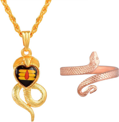 morir Brass, Copper Gold-plated, Copper Gold, Copper Jewellery Set(Pack of 1)
