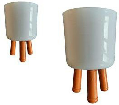 Naturally Green Plant Container Set(Pack of 10, Plastic)