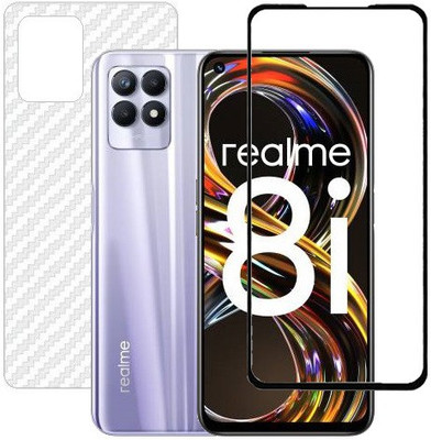 HOBBYTRONICS Front and Back Screen Guard for Realme 8i(Pack of 1)