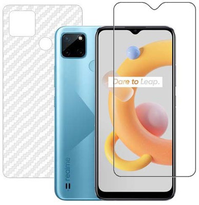 HOBBYTRONICS Front and Back Screen Guard for Realme C21Y(Pack of 1)