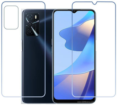 ELEF Edge To Edge Tempered Glass for Oppo A16(Pack of 2)