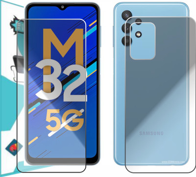 FINCH Front and Back Screen Guard for Samsung Galaxy M32 5G(Pack of 2)