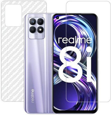 HOBBYTRONICS Front and Back Screen Guard for Realme 8i(Pack of 1)