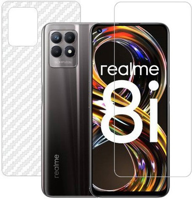 HOBBYTRONICS Front and Back Screen Guard for Realme 8i(Pack of 1)