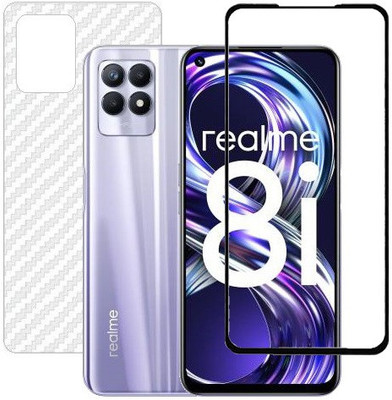 HOBBYTRONICS Front and Back Screen Guard for Realme 8i(Pack of 1)