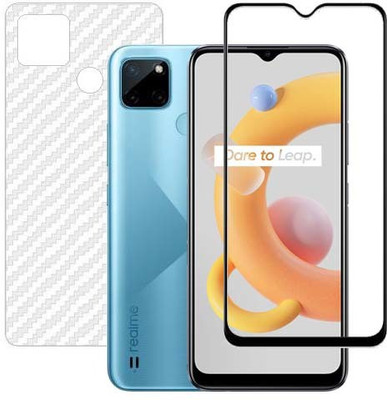 HOBBYTRONICS Front and Back Screen Guard for Realme C21Y(Pack of 1)
