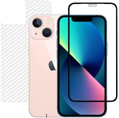 HOBBYTRONICS Front and Back Screen Guard for IPhone 13 Mini(Pack of 2)