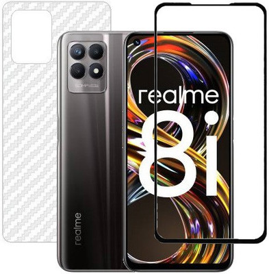 HOBBYTRONICS Front and Back Screen Guard for Realme 8i(Pack of 1)