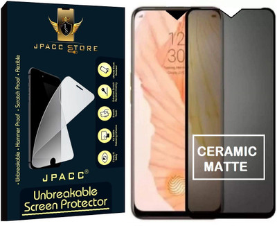 JPACC Screen Guard for VIVO Y31 (2021), VIVO Y33S, Flexible Unbreakable Ceramic Matte Screen Guard Full Coverage Edge To Edge Front Fiber Screen Protector With INSTALLATION KIT FOR Y31 (2021) / Y33S(Pack of 1)