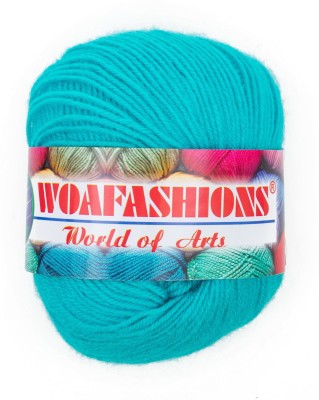 WOAFASHIONS Lovable Acrylic Hand Knitting Yarn (Sapphire Blue) (200gms)