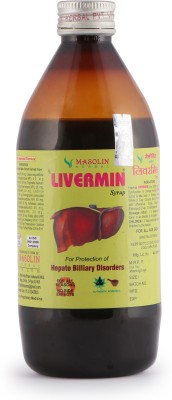 masolin LIVERMIN AYURVEDIC LIVER TONIC SYRUP - 450ML (PACK OF 2)(Pack of 2)