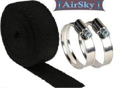 AIRSKY 3 METER Silencer Wrap With Clamp For _Bikes Bike Exhaust Heat Shield