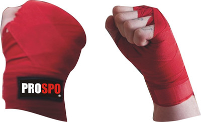 PROSPO PHW001 Red Boxing Hand Wrap(Red, 180 inch)