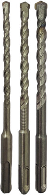 DUMDAAR High Quality 3pc Hammer bit 6x160mm 8x160mm and 10x160mm good for Wall Concrete drilling bit set