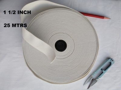 Lola Elastic Thread and Cord White Elastic(25 m)